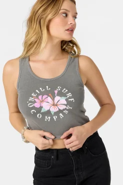 Graphic Tees & Tanks^O'Neill Coast Hibiscus - | smoked pearl