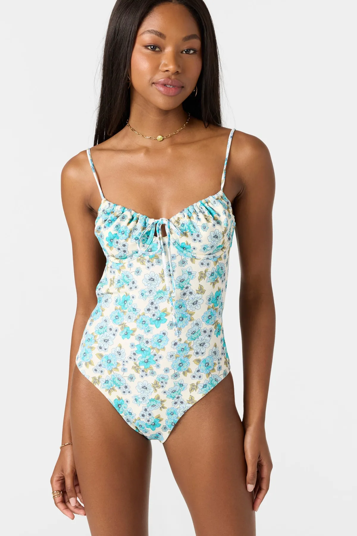 One-Pieces^O'Neill Coastal Floral Kailua One-Piece - | blue mist