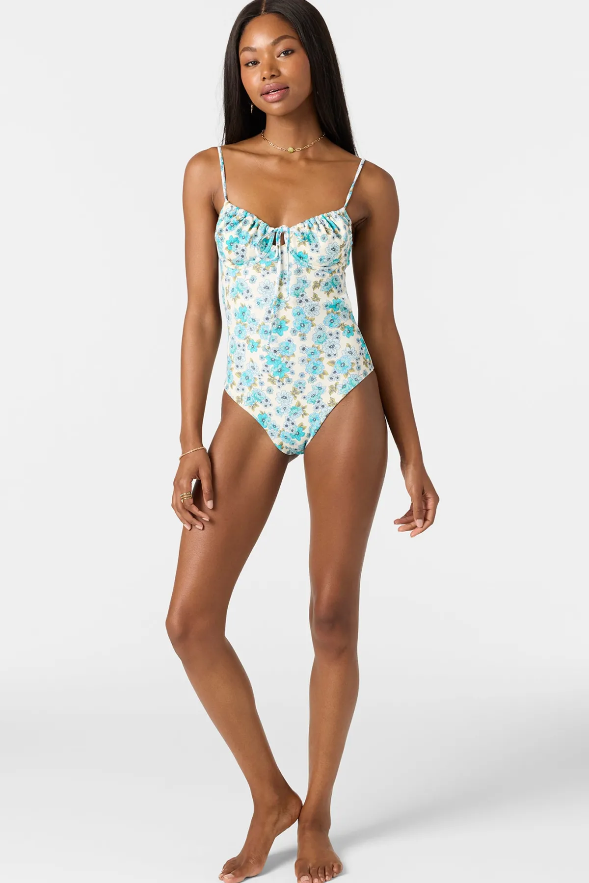 One-Pieces^O'Neill Coastal Floral Kailua One-Piece - | blue mist