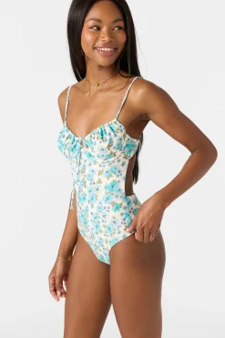 One-Pieces^O'Neill Coastal Floral Kailua One-Piece - | blue mist