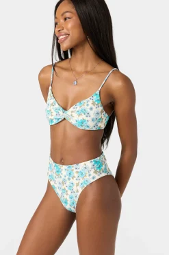 Bikini Tops^O'Neill Coastal Floral Malibu Bralette Top - | blue mist
