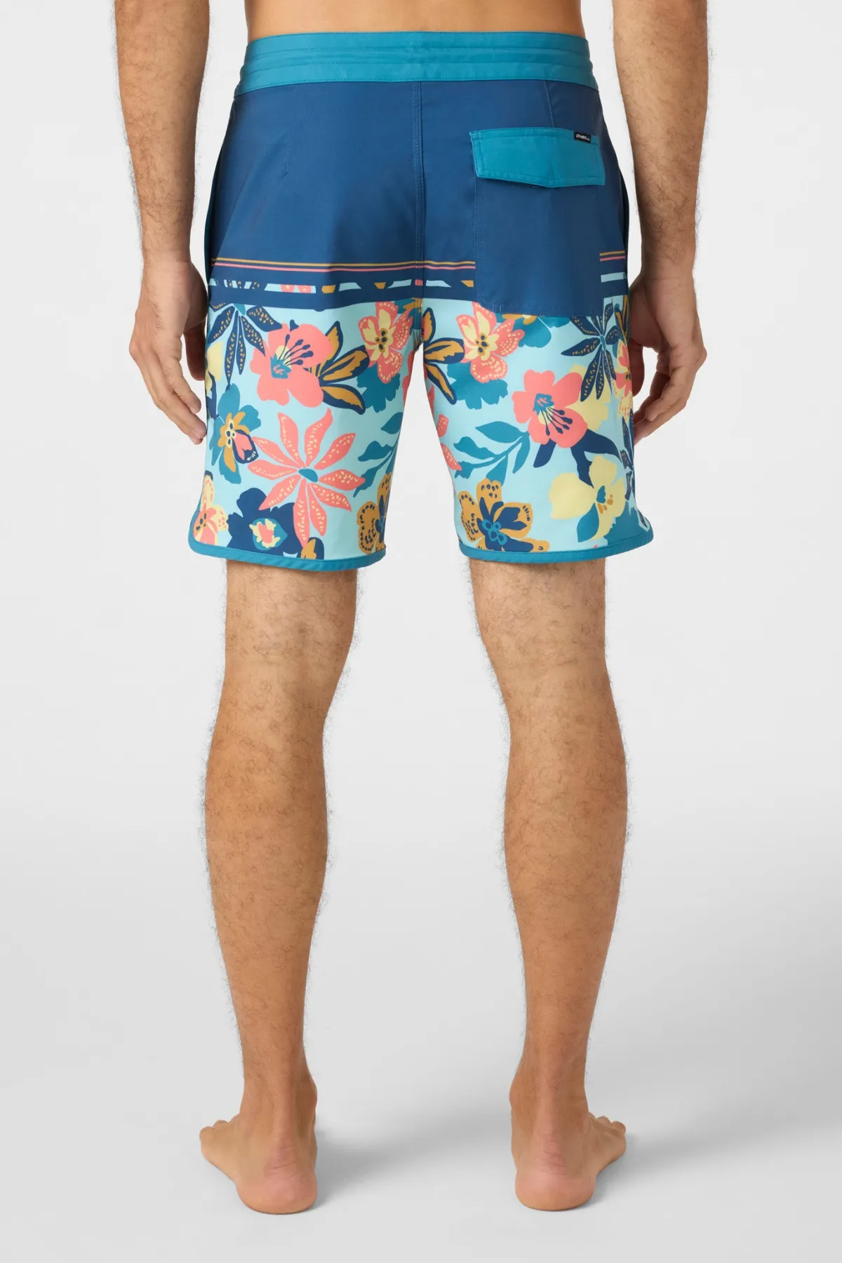 Short Length^O'Neill Cruzer Scallop 18" Boardshorts - | indigo