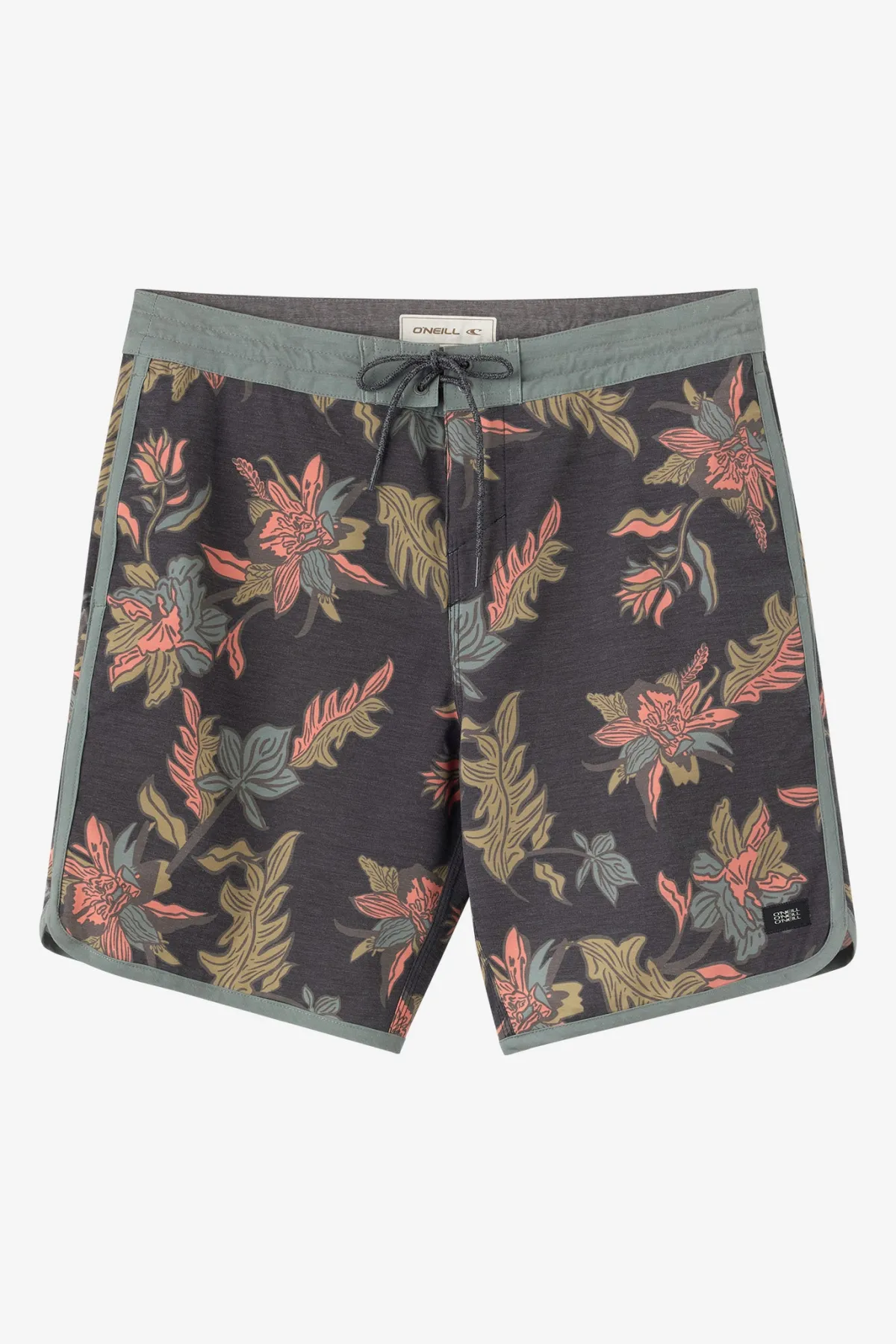 New Arrivals|Boardshorts New Arrivals^O'Neill Cruzer Scallop 18" Boardshorts - | black