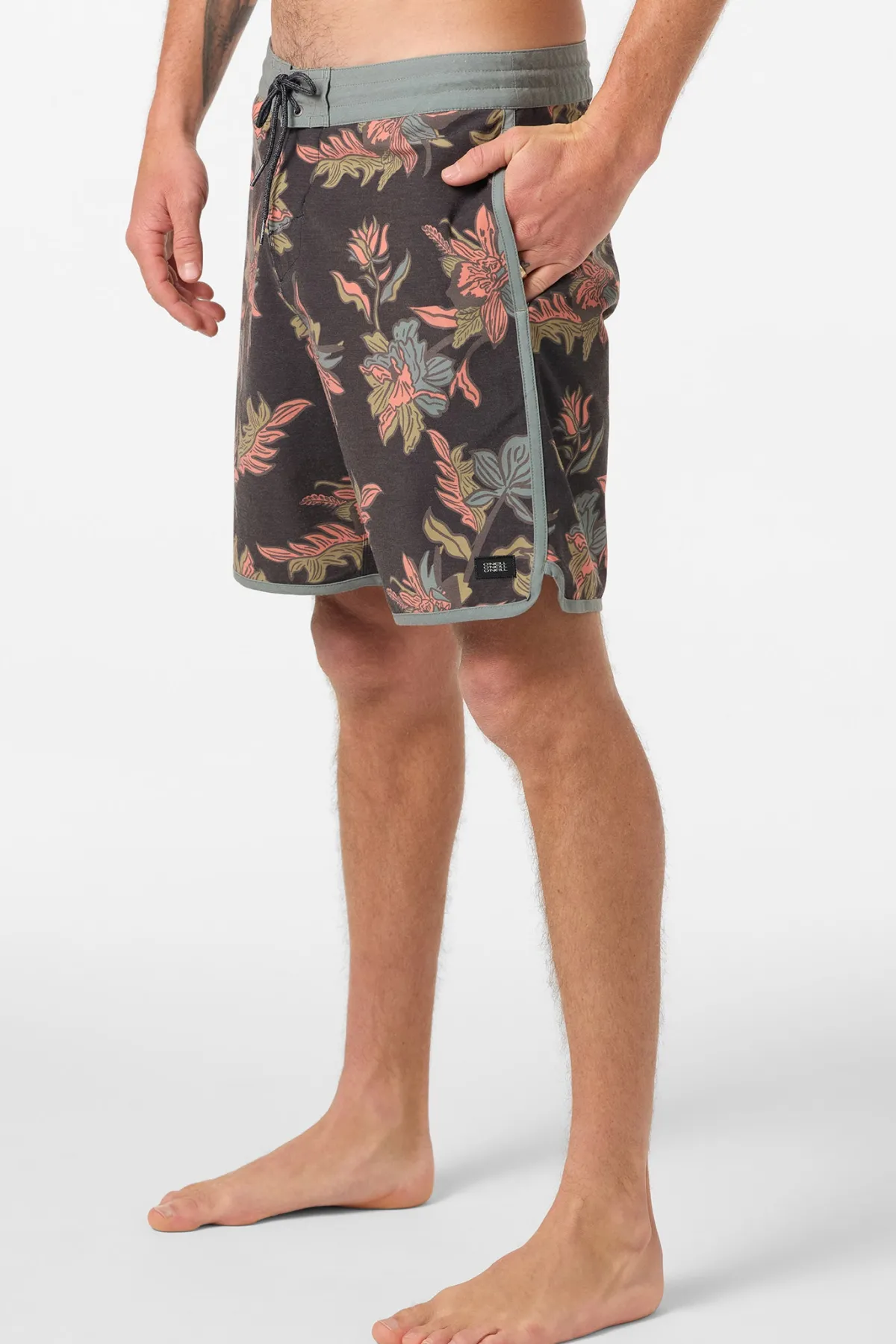 New Arrivals|Boardshorts New Arrivals^O'Neill Cruzer Scallop 18" Boardshorts - | black