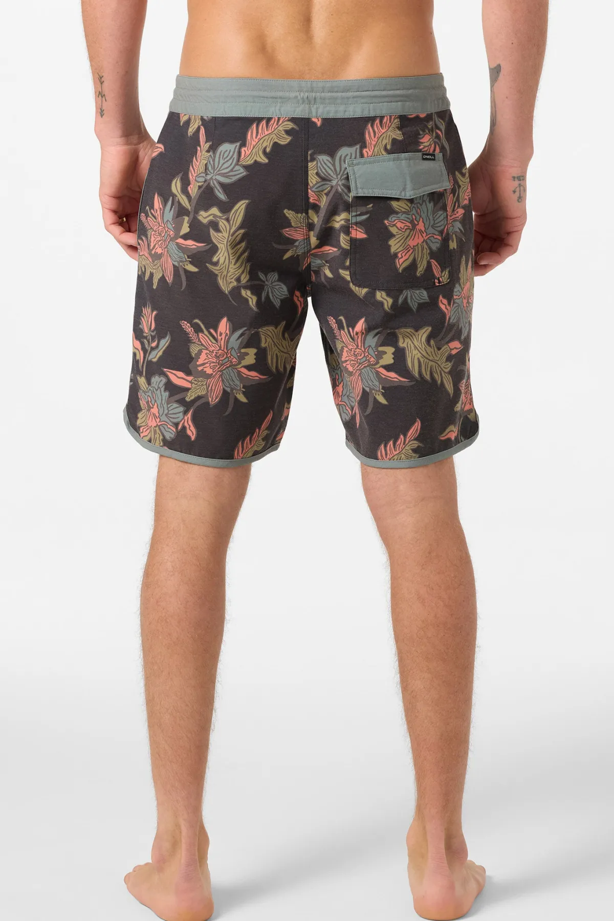 New Arrivals|Boardshorts New Arrivals^O'Neill Cruzer Scallop 18" Boardshorts - | black