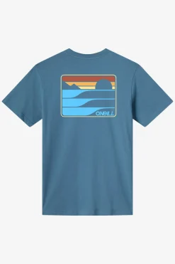 New Arrivals^O'Neill Dawn Classic Tee blue fusion