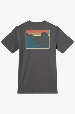 Tees & Tanks^O'Neill Dawn Classic Tee Standard Fit Tee - | dark shadow