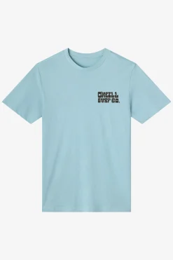 New Arrivals^O'Neill De La Cruzer Classic Tee stone blue