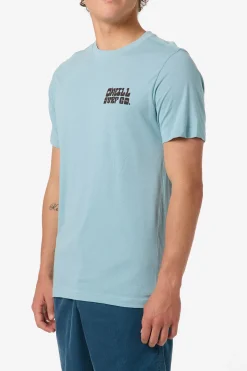 Tees & Tanks^O'Neill De La Cruzer Classic Tee Standard Fit Tee - | stone blue