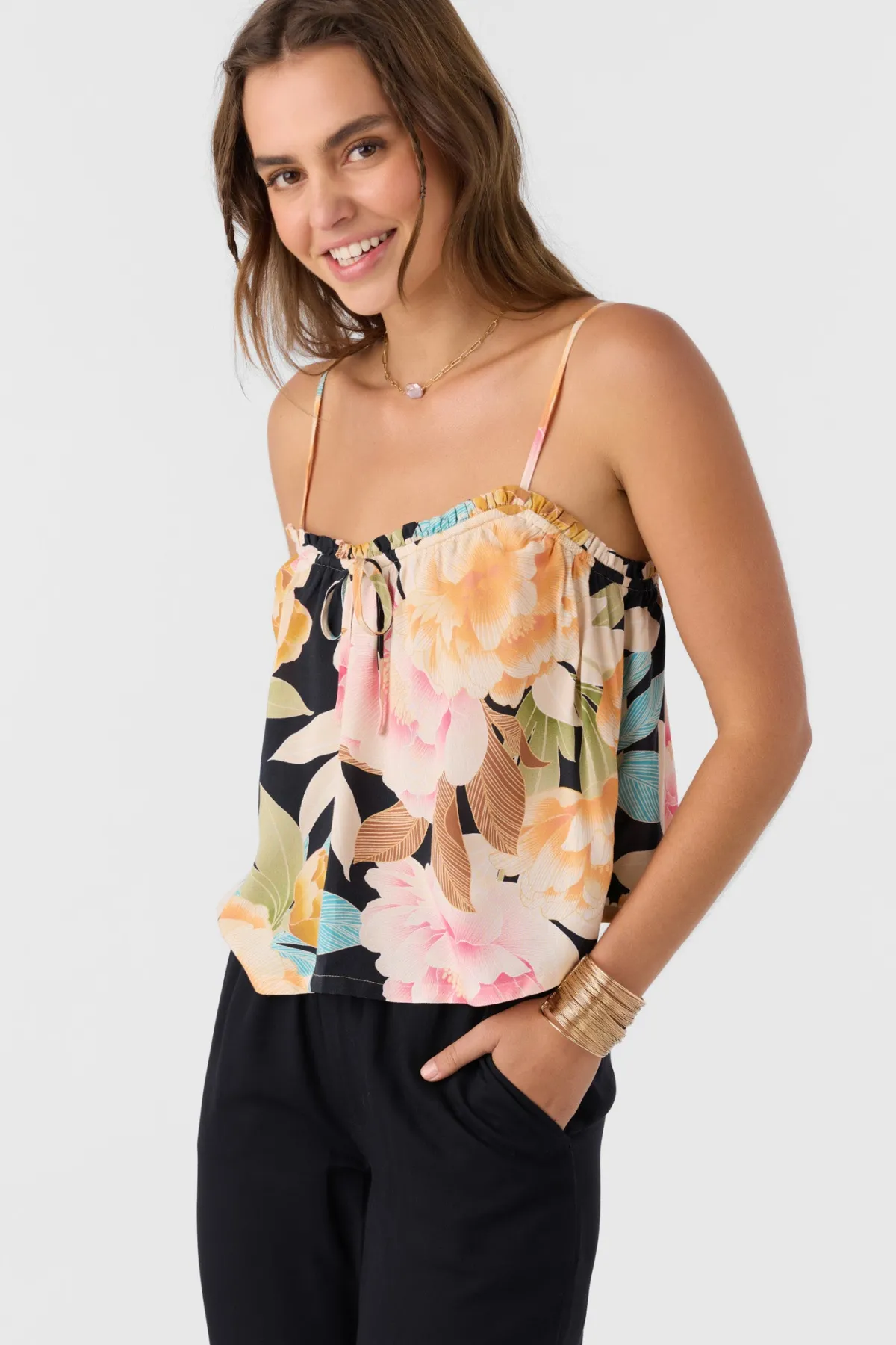 Tops^O'Neill Decla Sleeveless Top - | black
