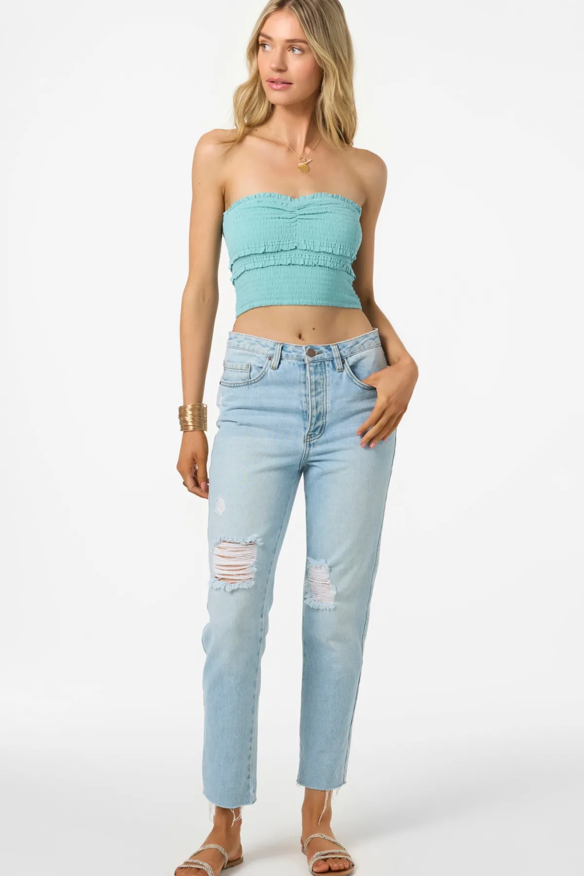 Tops^O'Neill Dedra Sleeveless Top nile blue