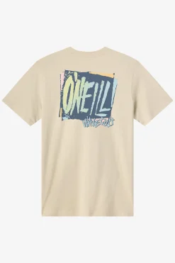 Tees & Tanks^O'Neill Distract Classic Tee Standard Fit Tee - | lt khaki