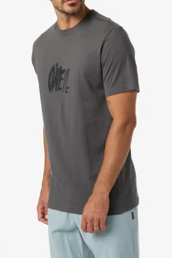 New Arrivals|Tees & Tanks^O'Neill Distract Classic Tee Standard Fit Tee - | dark shadow