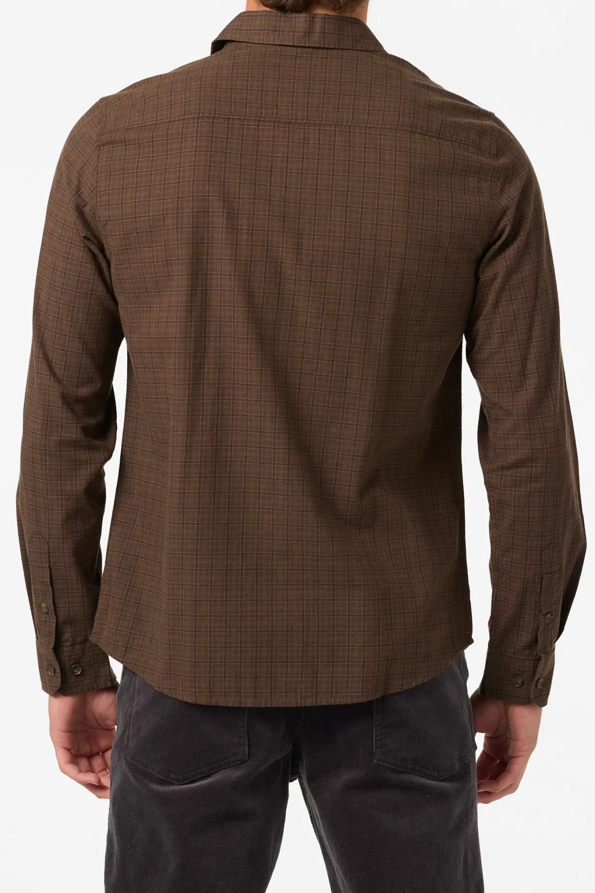 Shirts & Flannels^O'Neill Dodgy Ls Shirt Standard Fit Long Sleeve Shirt - | turkish coffee