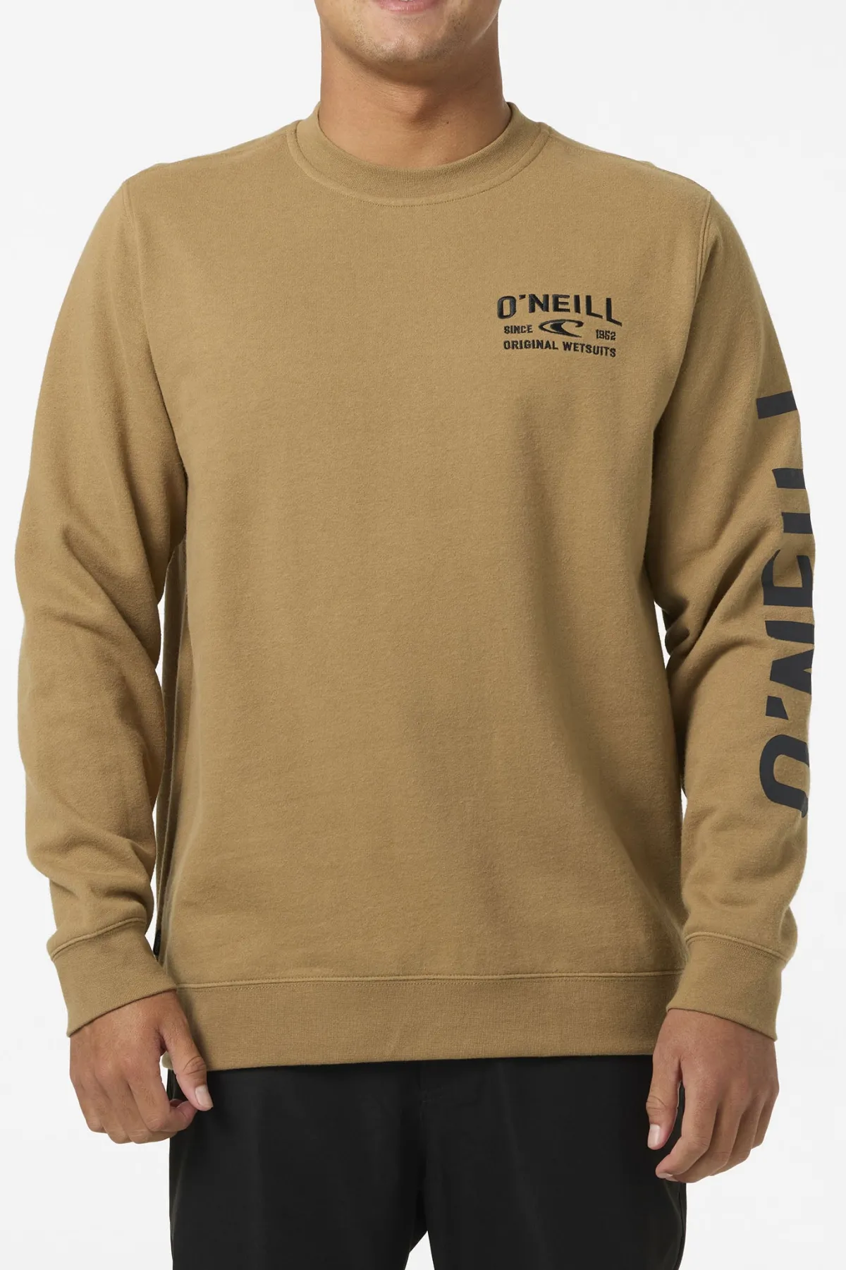 Hoodies & Fleece^O'Neill Fifty Two Cliffs Crew Crew Neck Fleece - | dark khaki