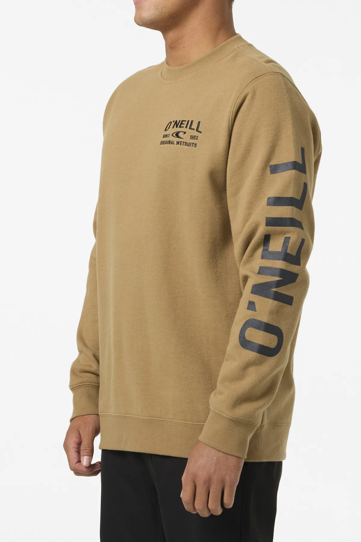 Hoodies & Fleece^O'Neill Fifty Two Cliffs Crew Crew Neck Fleece - | dark khaki