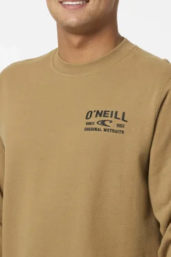 Hoodies & Fleece^O'Neill Fifty Two Cliffs Crew Crew Neck Fleece - | dark khaki