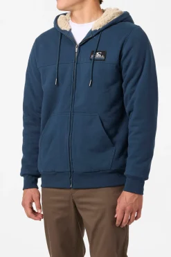 Hoodies & Fleece^O'Neill Fifty Two High Pile Zip Zip Fleece - | midnight navy