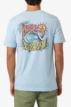 New Arrivals^O'Neill Florida Man Classic Tee sky blue heather