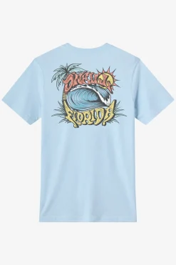 Tees & Tanks^O'Neill Florida Man Classic Tee Standard Fit Tee - | sky blue heather