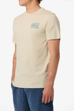 Tees & Tanks^O'Neill Foreman Classic Tee Standard Fit Tee - | lt khaki