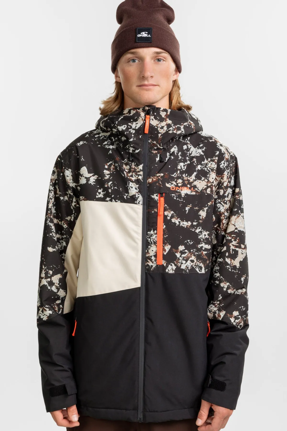 Snow Jackets^O'Neill FWC Cruz Triple Snow Jacket blk/beige