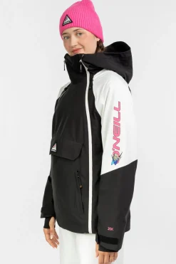 Snow Jackets^O'Neill FWC Play Asymmetric Snow Jacket blk out cb