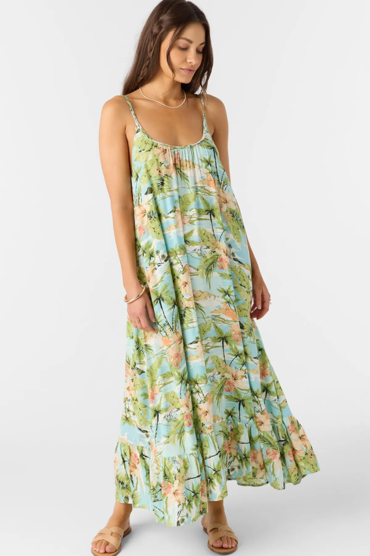 Dresses^O'Neill Gabriela Maxi Dress - | nile blue