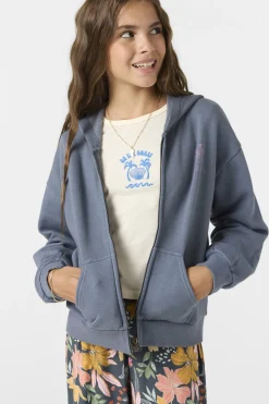 Sale^O'Neill Girl's Barlow Zip Fleece - | slate