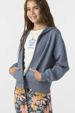 Sale^O'Neill Girl's Barlow Zip Fleece - | slate