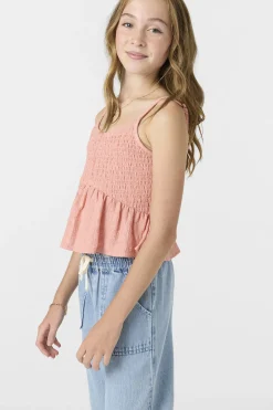 Sale^O'Neill Girl's Bianca Sleeveless Top - | coral haze