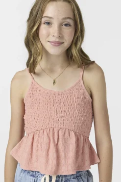Tops & Tees^O'Neill Girl's Bianca Sleeveless Top coral haze