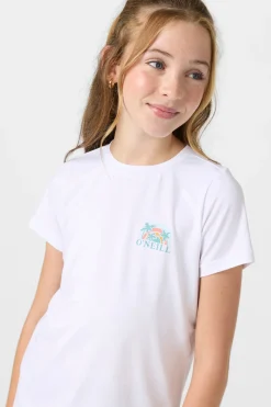 Tops & Tees^O'Neill Girl's Breezy UPF Top white
