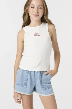 Sale|Tops & Tees^O'Neill Girl's Carmina Sleeveless Top winter white