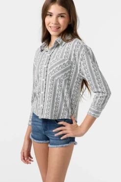 Tops & Tees^O'Neill Girl's Jordyn Long Sleeve Top winter white