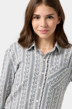 Sale^O'Neill Girl's Jordyn Long Sleeve Top - | winter white