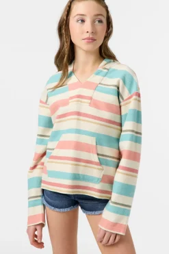 Sale^O'Neill Girl's Josey Pullover Fleece - | seafoam