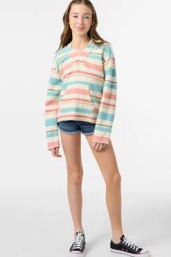Sale^O'Neill Girl's Josey Pullover Fleece - | seafoam