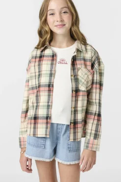 Sale^O'Neill Girl's Leslye Long Sleeve Top - | tapioca