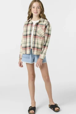 Sale^O'Neill Girl's Leslye Long Sleeve Top - | tapioca