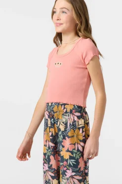 Tops & Tees^O'Neill Girl's Sammie Top coral haze