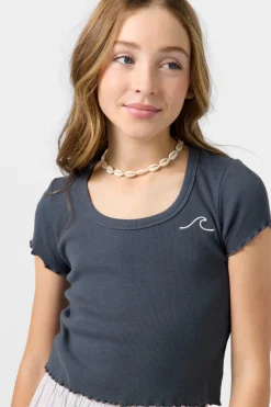 Sale^O'Neill Girl's Sammie Top - | slate