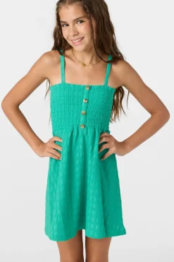 Dresses^O'Neill Girl's Shaena Mini Dress peacock green