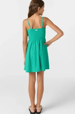 Sale^O'Neill Girl's Shaena Short Dress - | peacock green