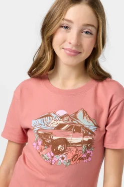 Sale^O'Neill Girl's Sunset Crossing Tee - | desert sand