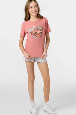 Sale^O'Neill Girl's Sunset Crossing Tee - | desert sand