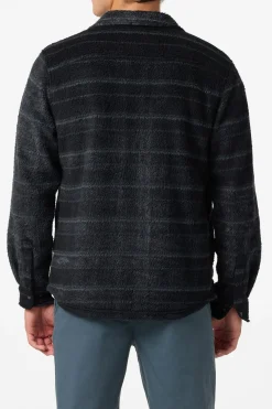 Shirts & Flannels^O'Neill Glacier High Pile Overshirt Superfleece Standard Fit Long Sleeve Shirt - | black