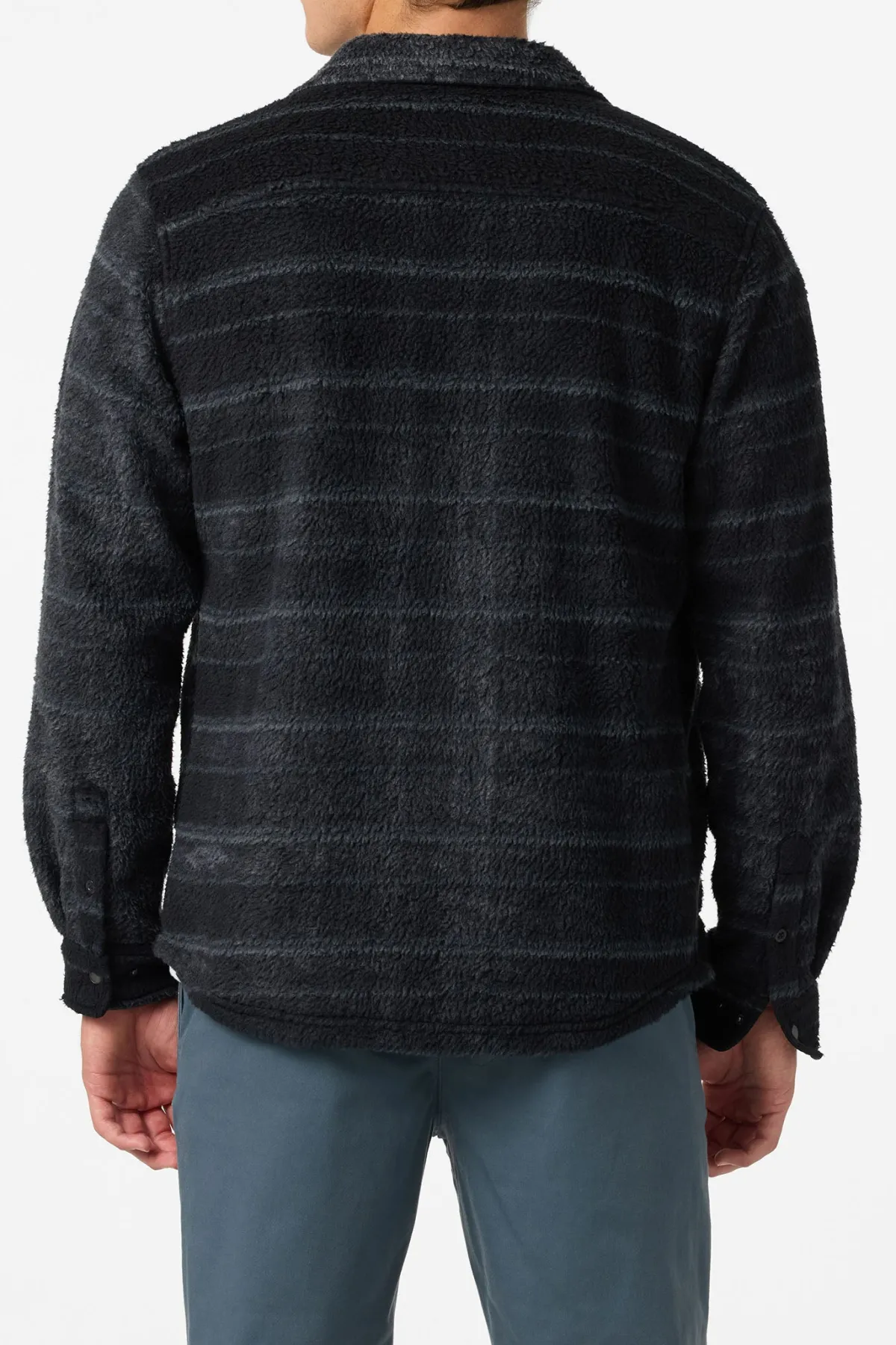 Shirts & Flannels^O'Neill Glacier High Pile Overshirt Superfleece Standard Fit Long Sleeve Shirt - | black