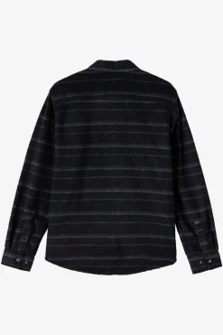 Shirts & Flannels^O'Neill Glacier High Pile Overshirt Superfleece Standard Fit Long Sleeve Shirt - | black