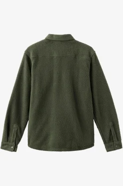 Hoodies & Fleece^O'Neill Glacier High Pile Overshirt Superfleece Standard Fit Long Sleeve Shirt - | dark olive
